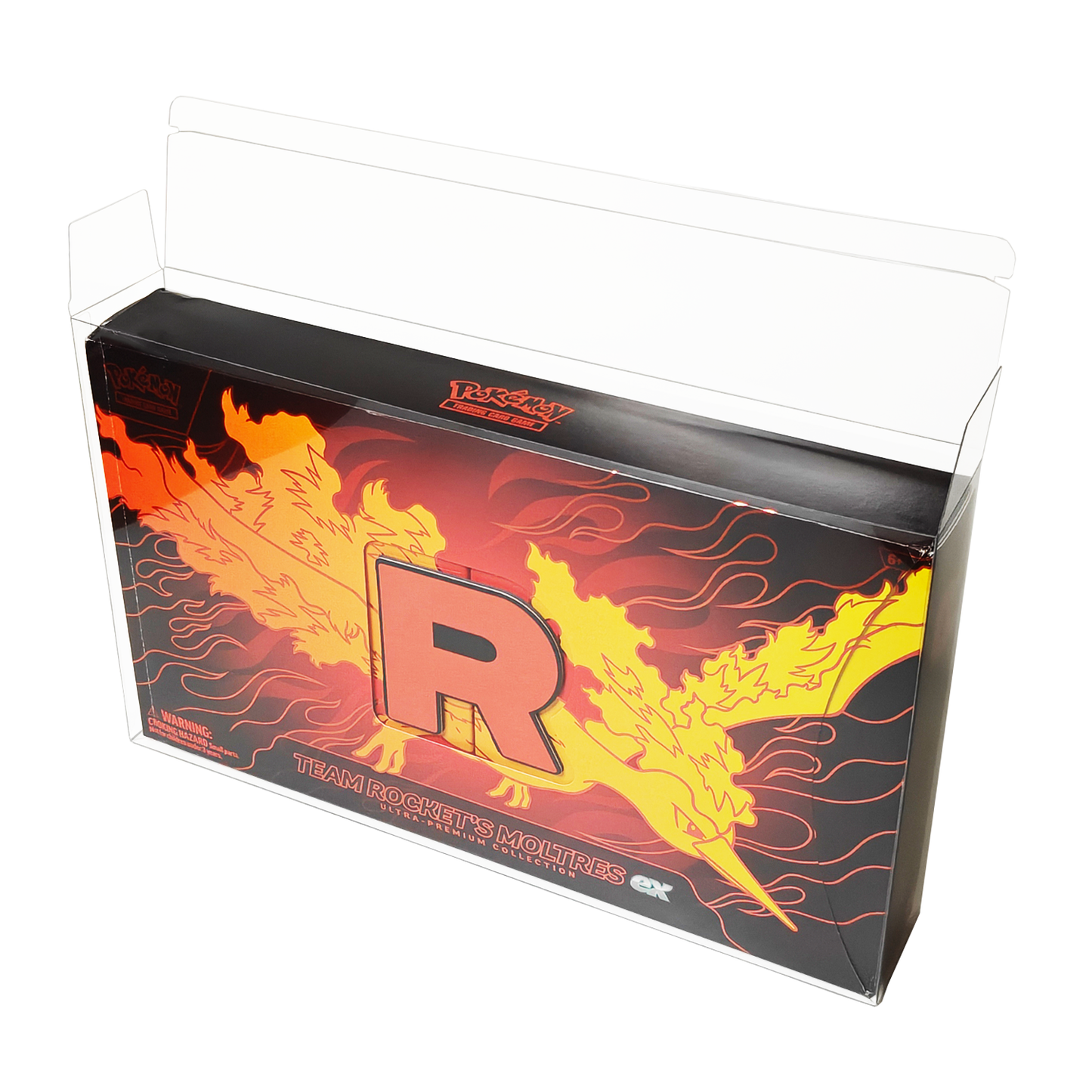 PokéProtection Team Rocket's Moltres ex Ultra-Premium Collection UPC Protective Display Case