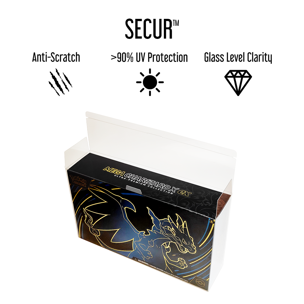 PokéProtection Mega Charizard X ex Ultra Premium Collection UPC Protective Display Case