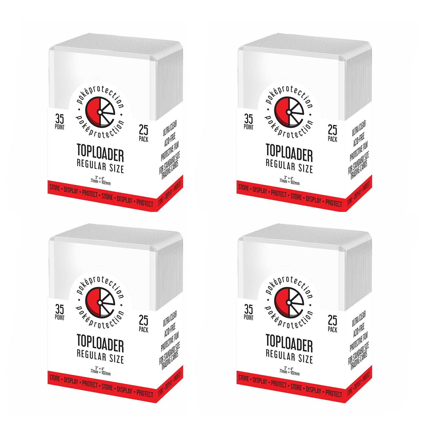 PokéProtection Standard Size 35PT Toploaders