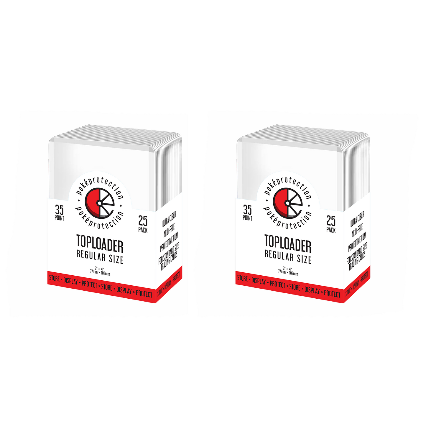 PokéProtection Standard Size 35PT Toploaders