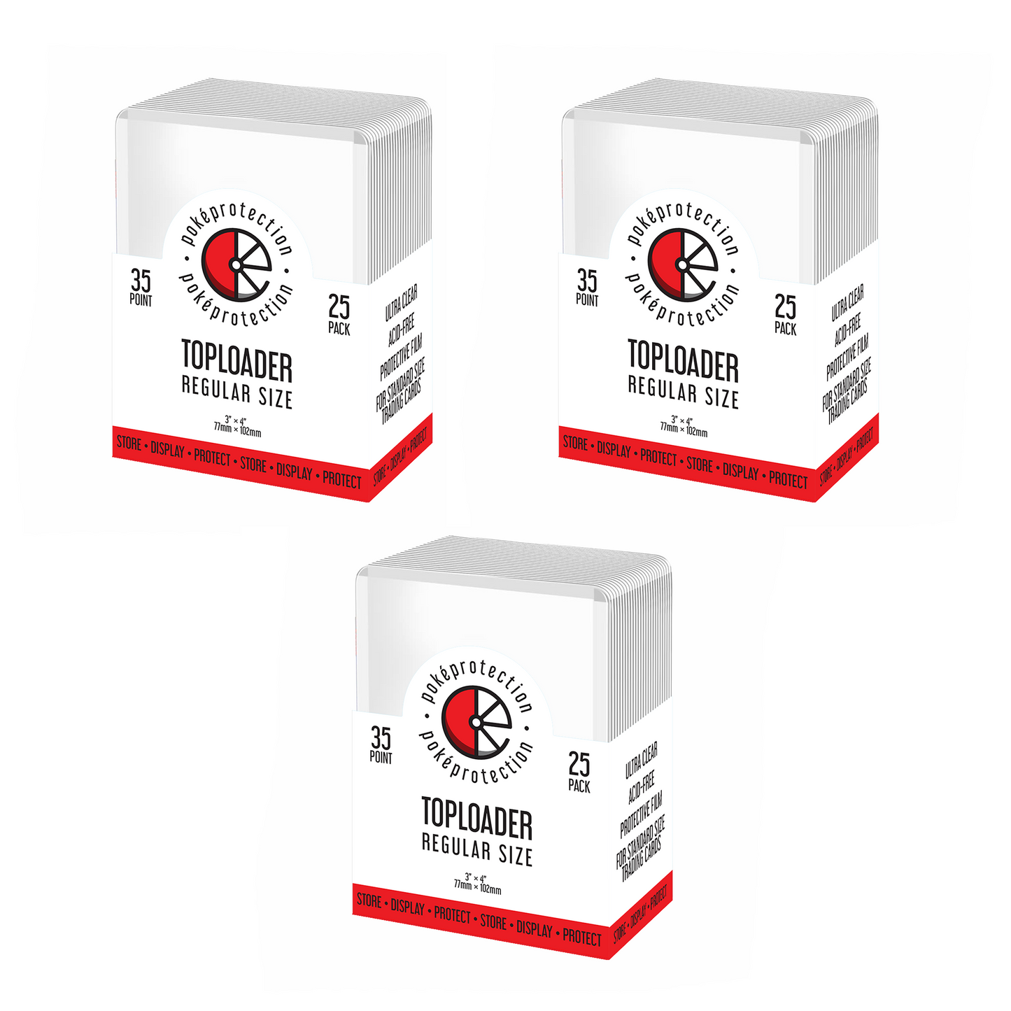 PokéProtection Standard Size 35PT Toploaders