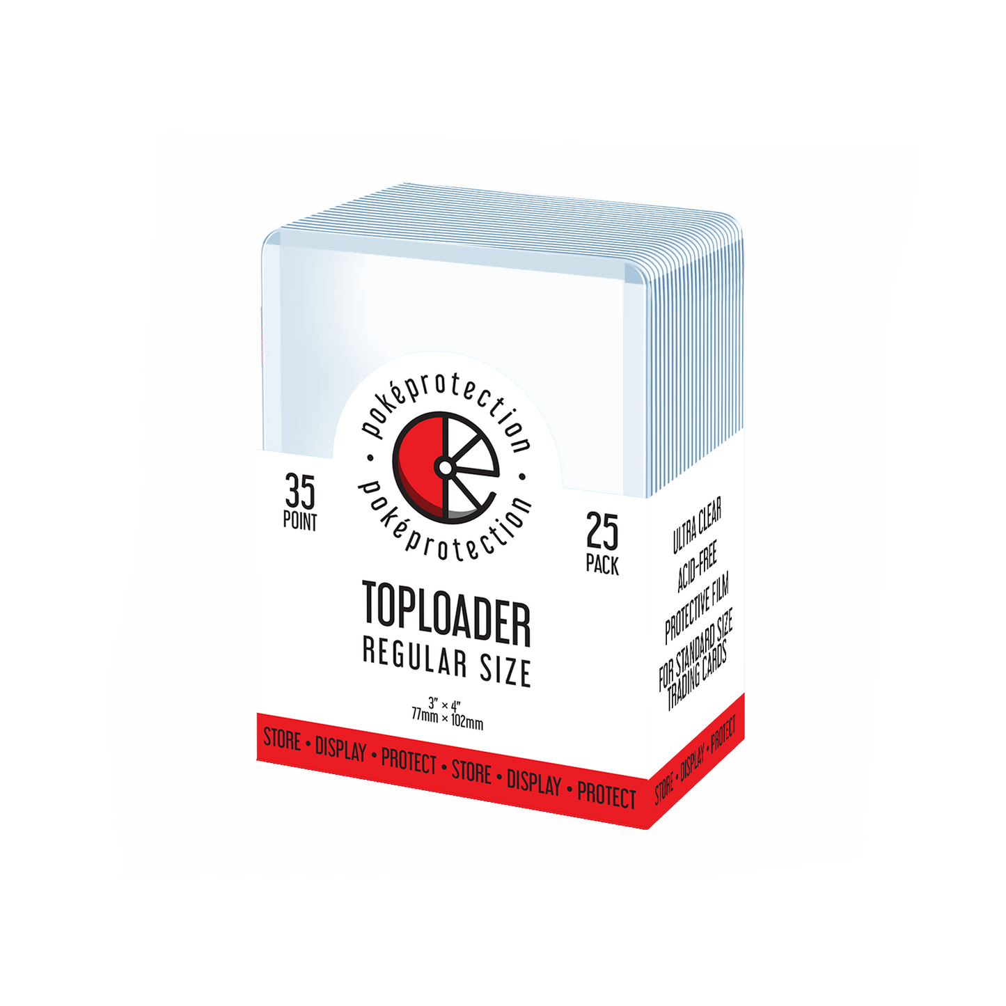PokéProtection Standard Size 35PT Toploaders