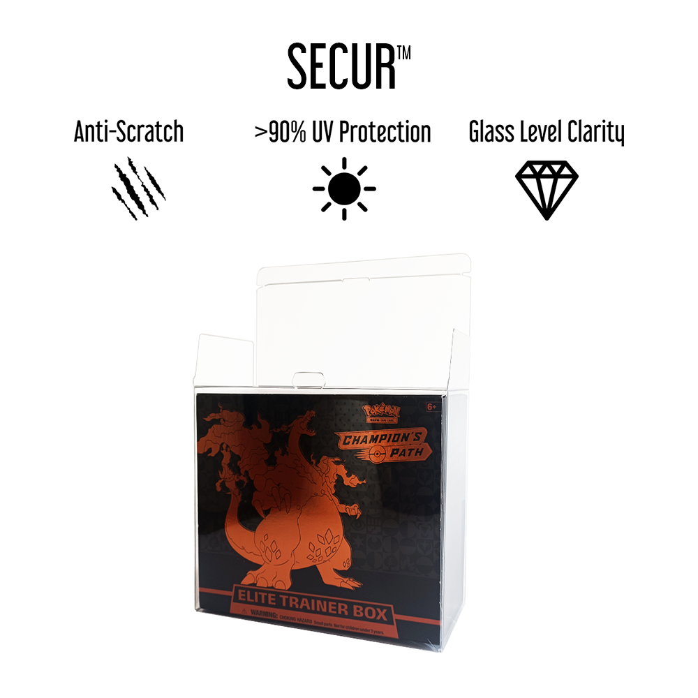 SECUR™ Premium Protection for ETB & Booster Boxes