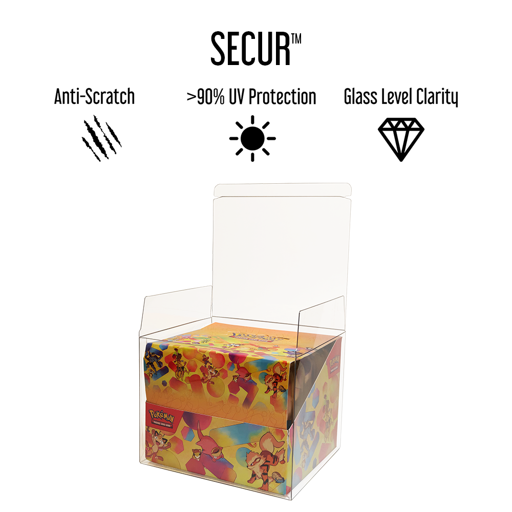 PokéProtection Mini Tin Retail Case (10 Tin Size) Protective Display Case