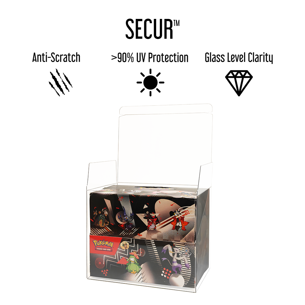 PokéProtection Mini Tin Retail Case (8 Tin Size) Protective Display Case