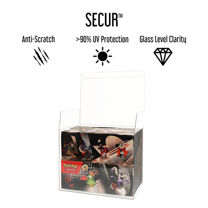 PokéProtection Mini Tin Retail Case (8 Tin Size) Protective Display Case