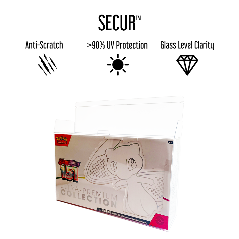 PokéProtection 151 Ultra Premium Collection UPC Elite Trainer Box Protective Display Case