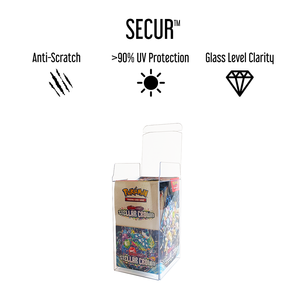 PokéProtection Half Booster Box Protective Display Case (English)