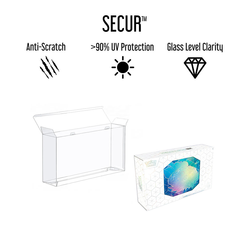 PokéProtection Terapagos EX Ultra Premium Collection UPC Elite Trainer Box Protective Display Case